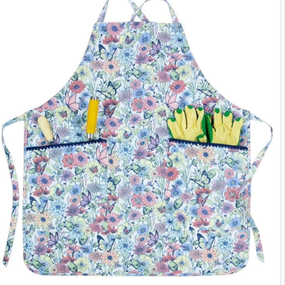 The Sak cotton canvas apron New!